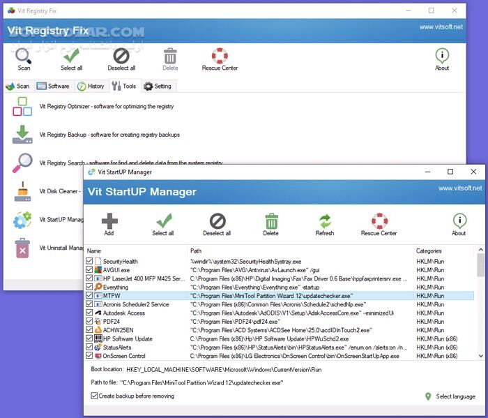دانلود Vit Registry Fix 14.9.4 - دانلود پاکسازی رجیستری - سافت گذر