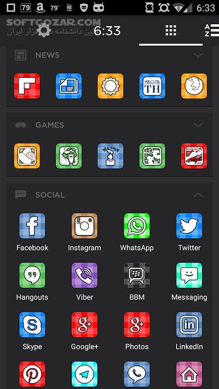 دانلود Vitro Flat 1.5.0 for Android +3.1 - دانلود 1400 آیکون با پشتیبانی از تمامی لانچرها برای اندروید - سافت گذر