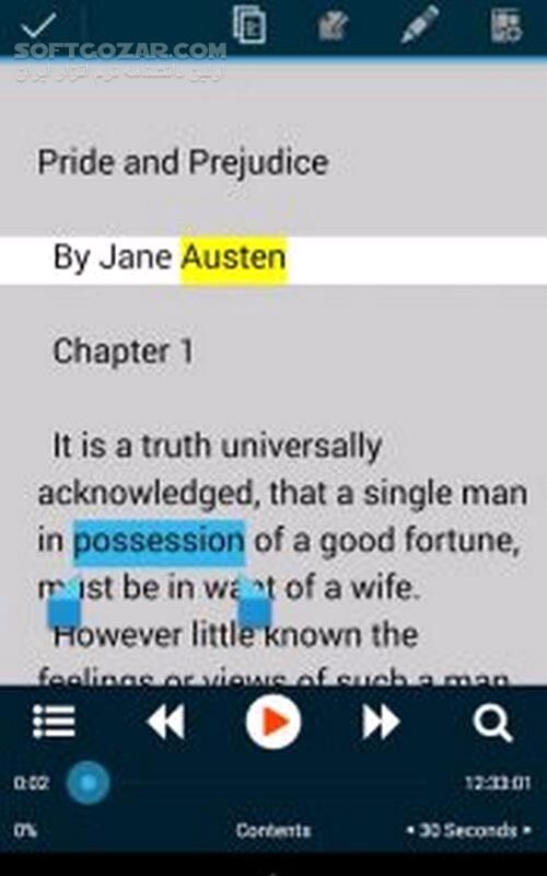 دانلود Voice Dream Reader 3.4.20 for Android +4.4 - دانلود خواندن کتاب الکترونیک برای اندروید - سافت گذر