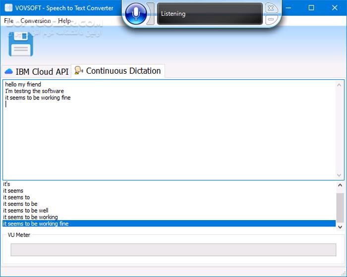 دانلود VovSoft Speech to Text Converter 5.5 - دانلود تبدیل گفتار به متن - سافت گذر
