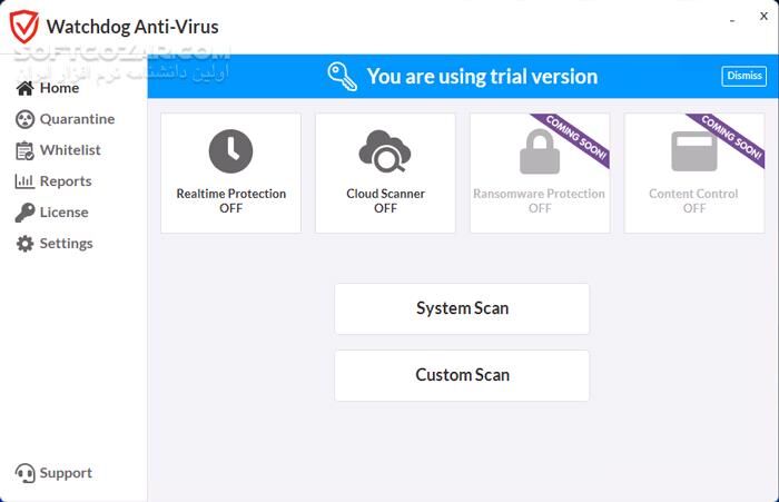دانلود Watchdog Anti-Virus 1.8.640 - دانلود آنتی ‌ویروس قوی برای ویندوز - سافت گذر