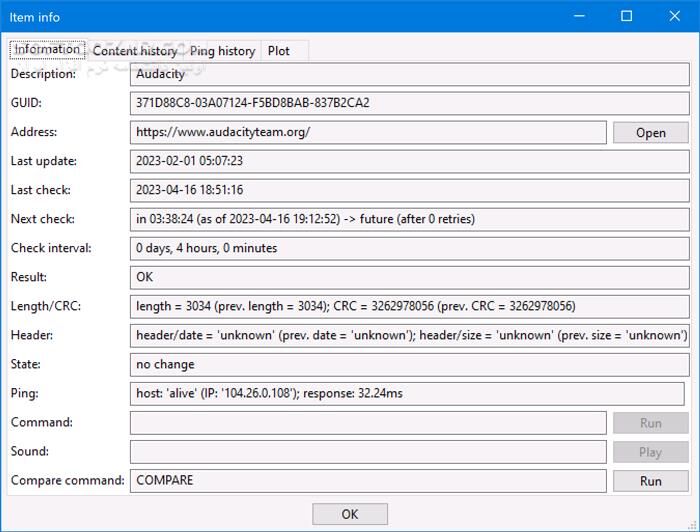 دانلود WebChangeMonitor 25.12 - دانلود نظارت بر تغییرات سایت‌ - سافت گذر