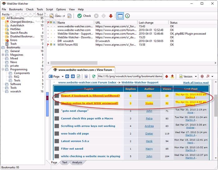 دانلود WebSite-Watcher 25.8 + Business Edition - دانلود نظارت بر تغییرات سایت - سافت گذر