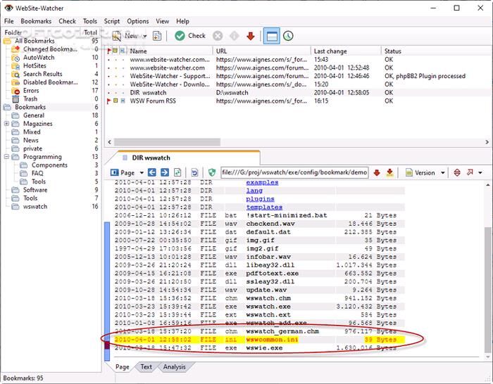 دانلود WebSite-Watcher 25.8 + Business Edition - دانلود نظارت بر تغییرات سایت - سافت گذر