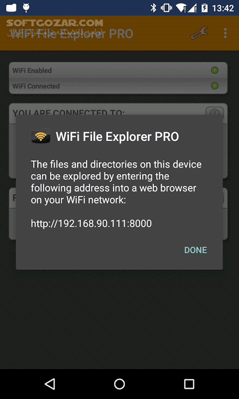 دانلود WiFi File Explorer PRO 3.0.2.0 for Android +2.3 - دانلود تبادل اطلاعات با کامپیوتر بوسیله WI-FI برای اندروید - سافت گذر