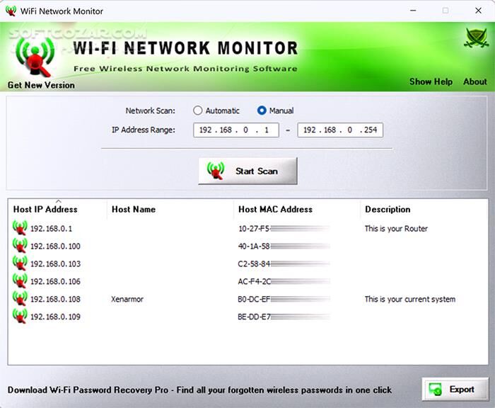 دانلود WiFi Network Monitor 8.0 - دانلود شناسایی تمامی دستگاه‌های متصل به وای‌فای - سافت گذر