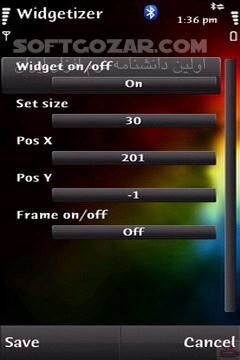 دانلود Widgetizer 1.04 for Symbian - دانلود برنامه ای برای اضافه کردن آیکون جدید به هوم اسکرین در گوشی های سیمبین برای اندروید - سافت گذر