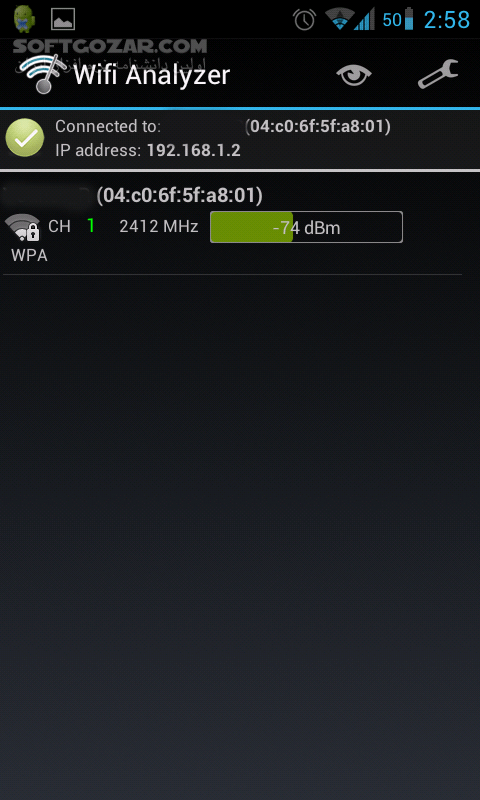 دانلود Wifi Analyzer 3.10.5 for Android +2.3 - دانلود آنالیز قدرت وای فای برای اندروید - سافت گذر