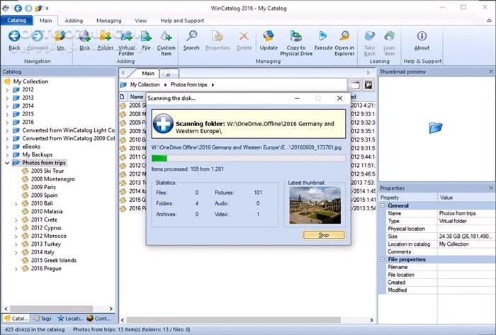 دانلود WinCatalog 2024.16.0.1124 - دانلود تهیه لیست از فایل ها و پوشه ها - سافت گذر