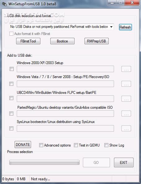 دانلود WinSetupFromUSB 1.10 - دانلود نرم افزار بوت کردن ویندوز XP برای نصب از روی فلش USB - سافت گذر