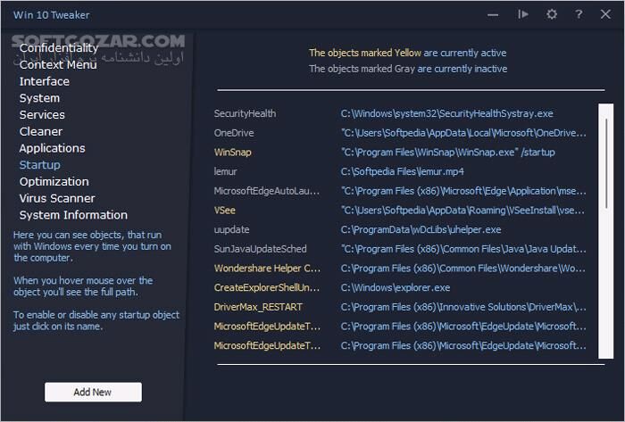 دانلود Win 10 Tweaker 20.2 - دانلود بهینه‌سازی ویندوز - سافت گذر