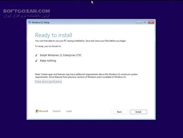 دانلود Windows 11 Enterprise LTSC 24H2 Build 26100.7462 RTM MSDN VL December 2025 - دانلود ویندوز 11 LTSC - سافت گذر