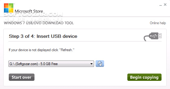 دانلود Windows 7 USB DVD Download Tool 1.0.30.0 - دانلود نرم افزار شرکت مایکروسافت برای رایت و فلش بوت ویندوز 7 و 8 - سافت گذر