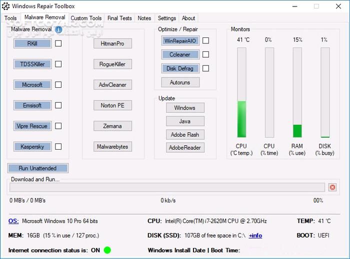 دانلود Windows Repair Toolbox 3.0.4.8 - دانلود بهینه سازی ویندوز - سافت گذر