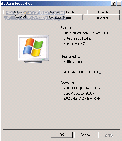 دانلود Windows Server 2003 R2 Enterprise SP2 Vol x64 - دانلود ویندوز سرور 2003 ویرایش R2 یکپارچه شده با SP2 بدون نیاز به فعال سازی (نسخه 64 بیتی) - سافت گذر