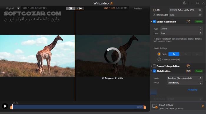 دانلود Winxvideo AI 4.6 - دانلود ویرایش ویدئو - سافت گذر