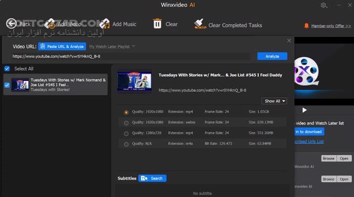 دانلود Winxvideo AI 4.6 - دانلود ویرایش ویدئو - سافت گذر