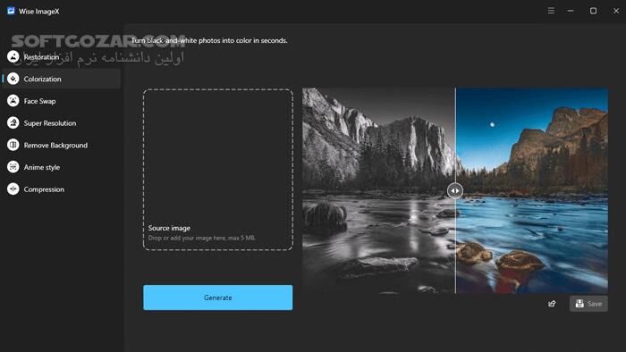 دانلود Wise ImageX Pro 1.2.4.6 - دانلود ویرایش عکس دیجیتال - سافت گذر