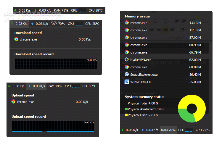 دانلود Wise System Monitor 1.5.3.127 - دانلود مانیتورینگ ویندوز - سافت گذر