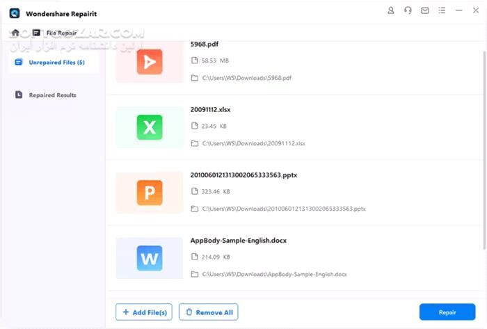 دانلود Wondershare Repairit 6.6.1.7 / macOS - دانلود تعمیر انواع فایل‌های ویدئویی و صوتی آسیب دیده - سافت گذر