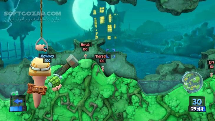 دانلود Worms Revolution + Update 7 + Customization Pack DLC - دانلود بازی انقلاب کرمها - سافت گذر