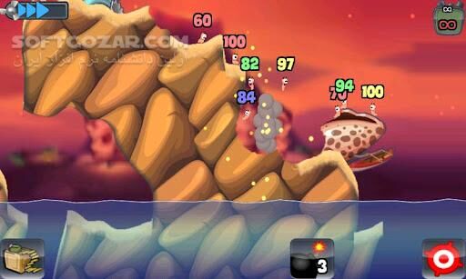 دانلود Worms 0.0.34 for Android - دانلود بازی معروف و محبوب کرم ها برای اندروید - سافت گذر