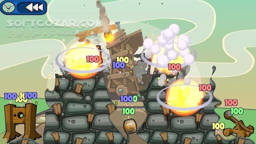 دانلود Worms 2 Armageddon 1.4.0 for Android - دانلود بازی معروف و محبوب کرم ها نسخه 2 برای اندروید - سافت گذر