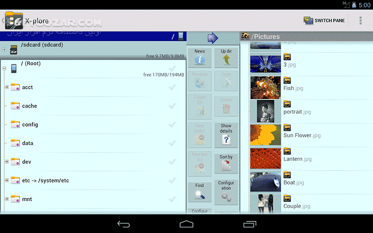 دانلود X-plore File Manager 4.44.20 For Android +5.0 - دانلود فایل منیجر اکسپلور برای اندروید - سافت گذر