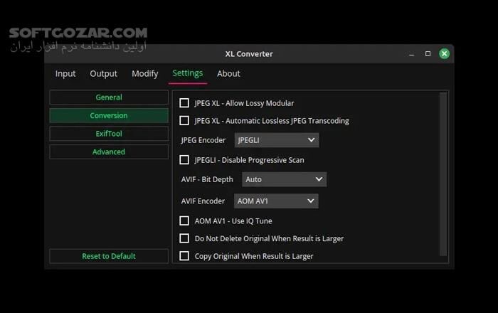 دانلود XL Converter 1.2.3 - دانلود تبدیل فرمت و کاهش حجم عکس‌ - سافت گذر
