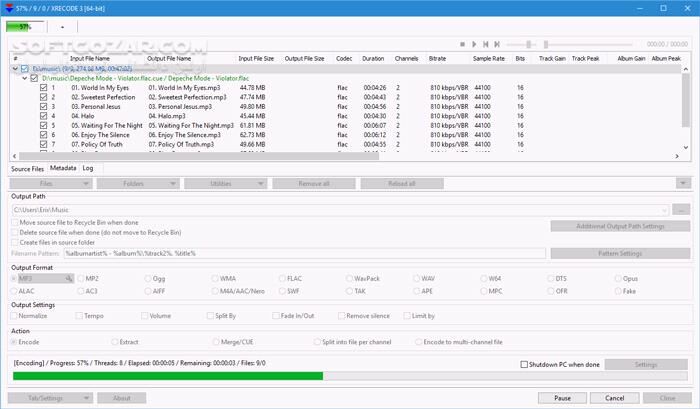 دانلود XRECODE3 1.177 Final - دانلود مبدل صوتی - سافت گذر