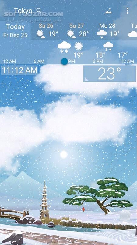 دانلود YoWindow Weather 2.54.13 Final For Android +6.0 - دانلود پیش بینی آب و هوای یو ویندو برای اندروید - سافت گذر