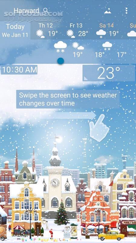 دانلود YoWindow Weather 2.54.13 Final For Android +6.0 - دانلود پیش بینی آب و هوای یو ویندو برای اندروید - سافت گذر