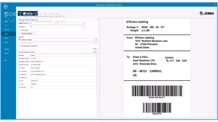 دانلود ZebraDesigner Professional 3.3.0.89 - دانلود طراحی برچسب - سافت گذر