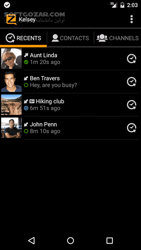 دانلود Zello PTT Walkie Talkie 5.29.1 for Android +5.0 - دانلود واکی تاکی برای اندروید - سافت گذر