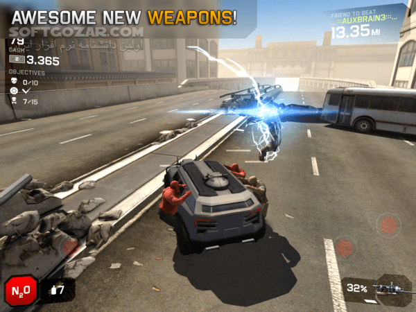 دانلود Zombie Highway 2 v1.4.3 for Android +4.0 - دانلود بازی بزرگراه زامبی ها برای اندروید - سافت گذر
