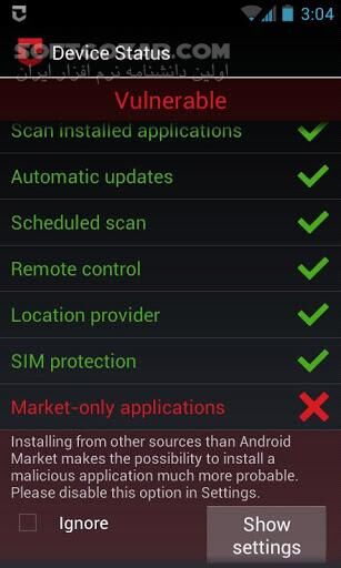 دانلود Zoner Mobile Security 1.15.5 for Android +2.1 - دانلود آنتی ویروس زونر برای اندروید - سافت گذر