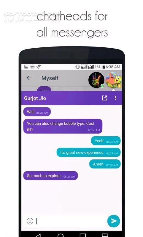 دانلود DirectChat Pro (ChatHeads) 1.7.8 For Android +3.0 - دانلود دایرکت چت برای اندروید - سافت گذر
