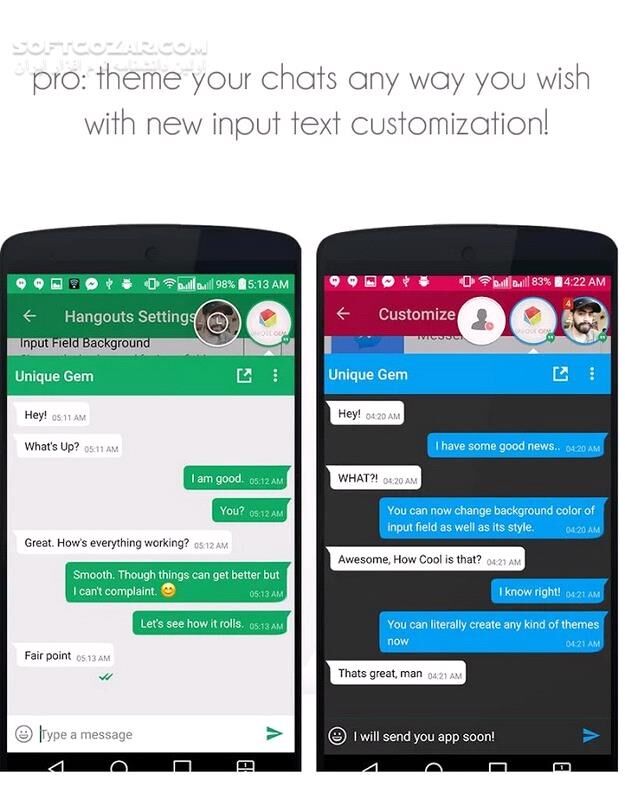 دانلود DirectChat Pro (ChatHeads) 1.7.8 For Android +3.0 - دانلود دایرکت چت برای اندروید - سافت گذر