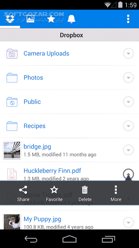 دانلود Dropbox 424.2.2 for Android +8.0 - دانلود دراپ باکس برای اندروید - سافت گذر