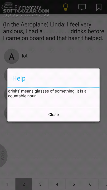 دانلود English Grammar Practice 6.01 for Android +2.3 - دانلود تمرین گرامر برای اندروید - سافت گذر