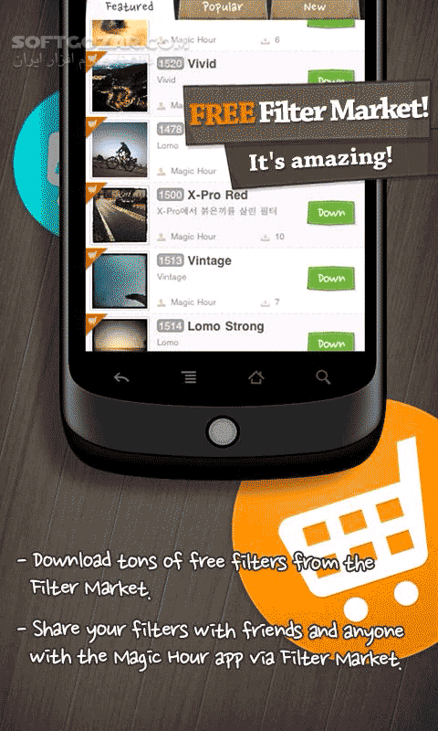 دانلود Magic Hour 1.4.5 for Android +2.3 - دانلود ویرایش تصاویر با بیش از صدها افکت برای اندروید - سافت گذر