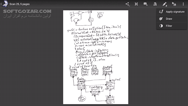 دانلود Mobile Doc Scanner (MDScan) 3.9.2 for Android +2.3 - دانلود اسکنر موبایل برای اندروید - سافت گذر