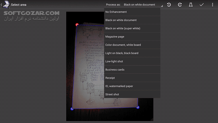 دانلود Mobile Doc Scanner (MDScan) 3.9.2 for Android +2.3 - دانلود اسکنر موبایل برای اندروید - سافت گذر