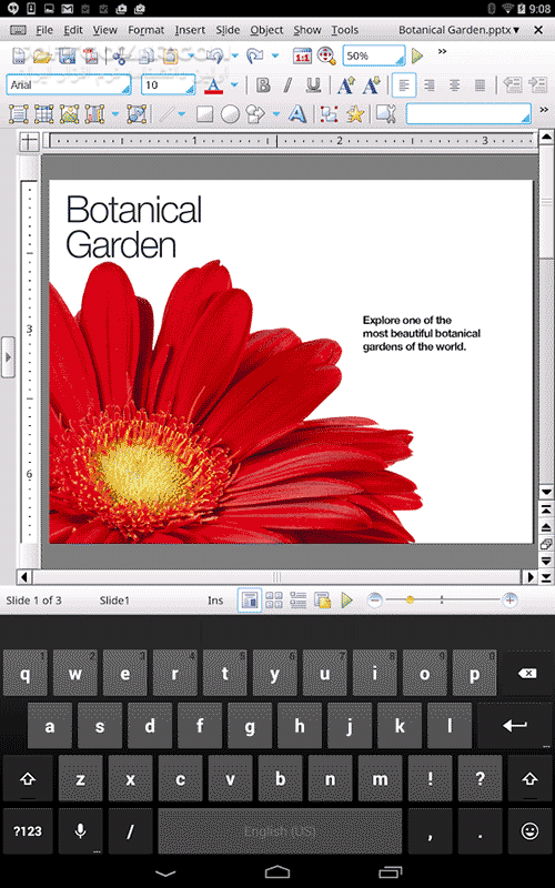 دانلود Office HD - Presentations FULL 2016.767.0623 for Android +4.0 - دانلود ایجاد و ارائه اسلاید برای اندروید - سافت گذر