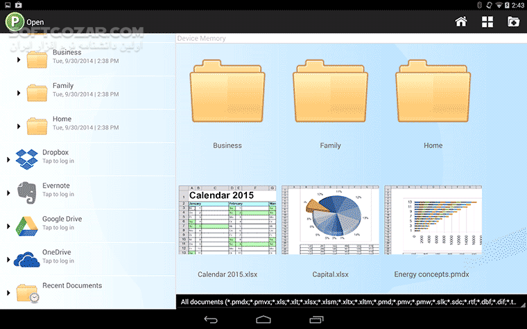 دانلود Office HD - PlanMaker FULL 2016.767.0623 for Android +4.0 - دانلود اکسل قدرتمند برای تبلت ها برای اندروید - سافت گذر