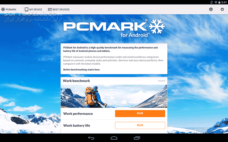 دانلود PCMark 2.0.3716 for Android +4.1 - دانلود بنچمارک گوشی برای اندروید - سافت گذر
