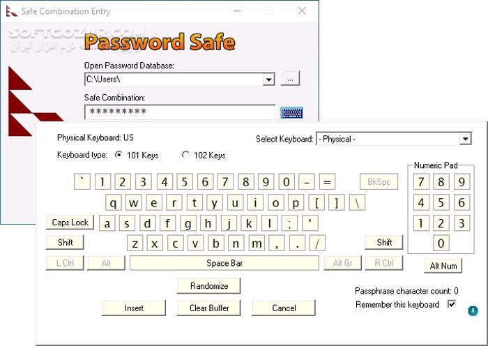 دانلود Password Safe 3.70.1 - دانلود مدیریت پسوردها - سافت گذر