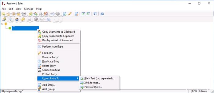 دانلود Password Safe 3.70.1 - دانلود مدیریت پسوردها - سافت گذر