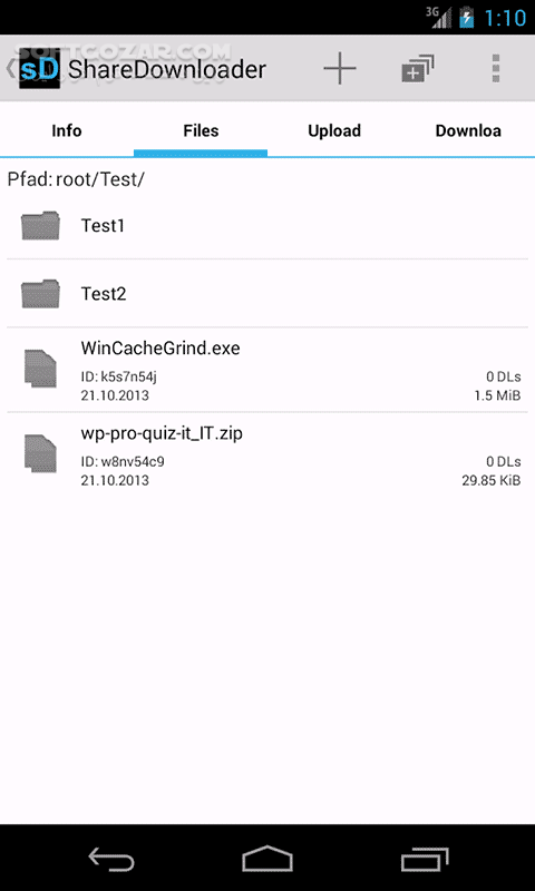 دانلود ShareDownloader PRO 2.3.23 for Android +2.2 - دانلود دانلود منیجر اندروید برای اندروید - سافت گذر