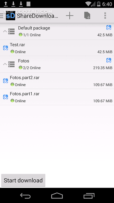 دانلود ShareDownloader PRO 2.3.23 for Android +2.2 - دانلود دانلود منیجر اندروید برای اندروید - سافت گذر